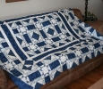  Round 3 has been attached and I've pin basted it for quilting. 