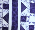 This shot illustrates the quilting detail.