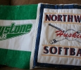 Her mother wanted to have a memory quilt made using her game shirts.