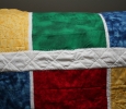 The back side....seaming the rows together.