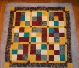 Basted and ready for hand quilting