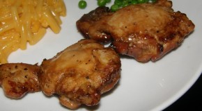 Molasses-Glazed Chicken Thighs