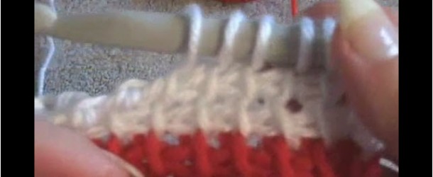 Tunisian Crochet: Middle of the Row Color Change (You Tube)