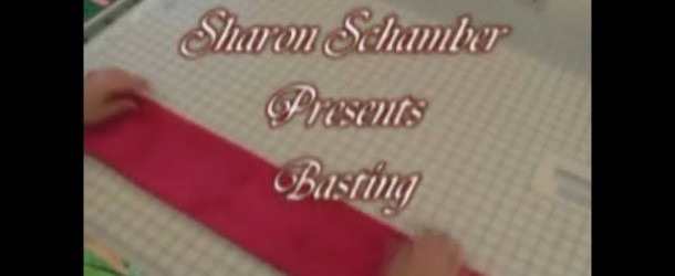 Hand Basting a Quilt