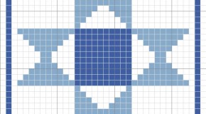 Beginning a crochet Ohio Star