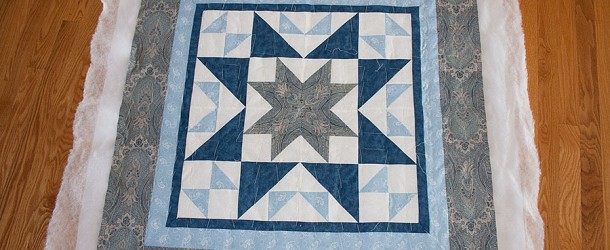 Kaleidoscope Star: Hand Basting
