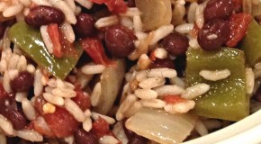 27. Something I Ate: Black Beans & Rice #FebPhotoADay
