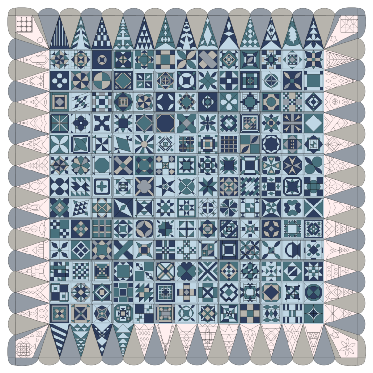 The Jane Stickle Quilt – Row B | Hobby Stash